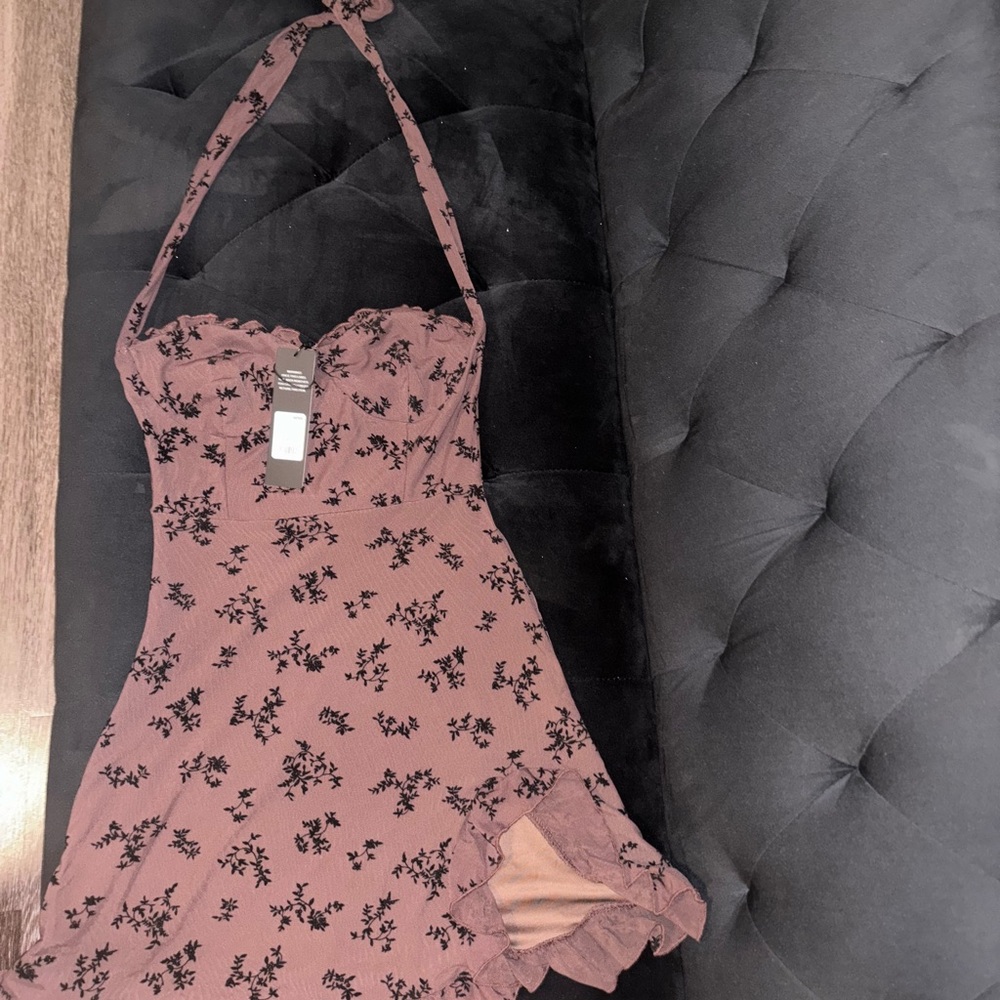 Floral Halter Dress